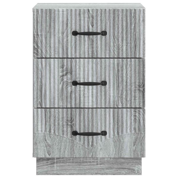 Nachttisch Graues Sonoma 43 x 41 x 63,5 cm Holzwerkstoff
