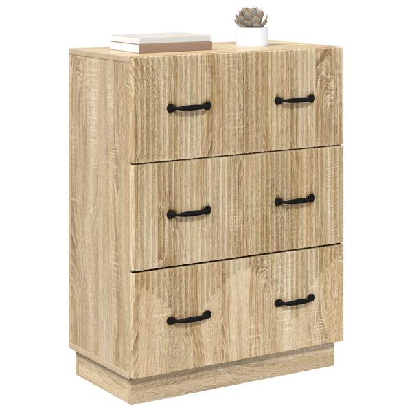Schubladenschrank Sonoma-Eiche 66 x 34,5 x 87 cm Holzwerkstoff