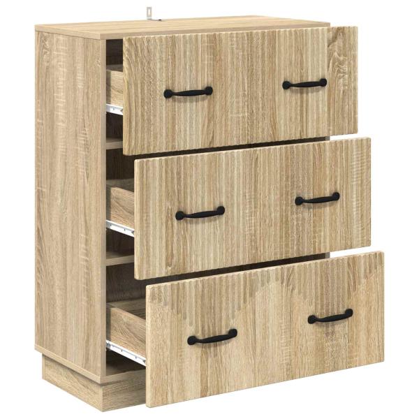 Schubladenschrank Sonoma-Eiche 66 x 34,5 x 87 cm Holzwerkstoff