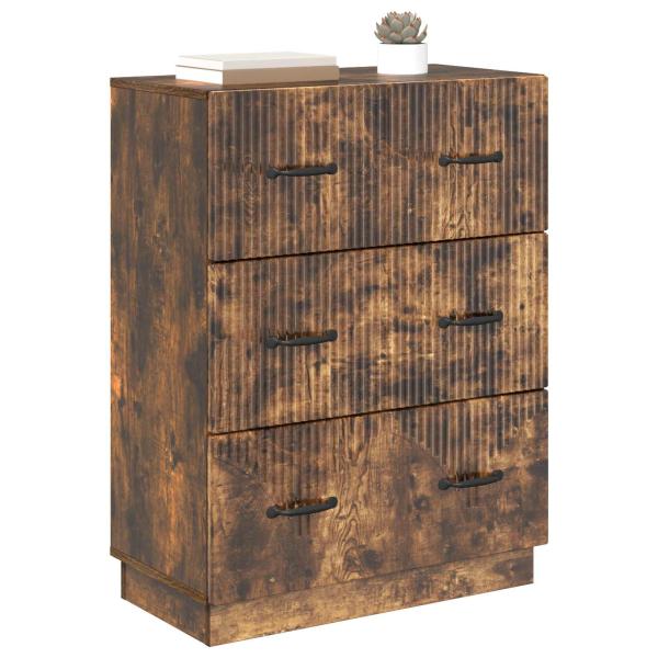 Schubladenschrank Geräucherte Eiche 66 x 34,5 x 87 cm