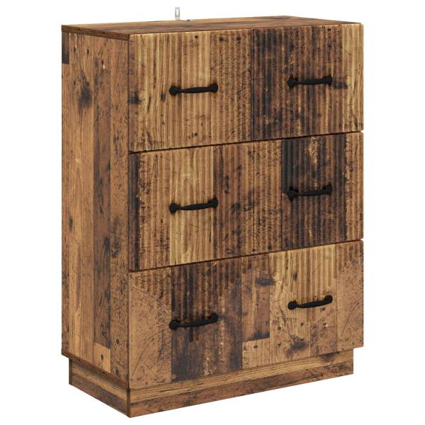 Schubladenschrank Altholz 66 x 34,5 x 87 cm Holzwerkstoff