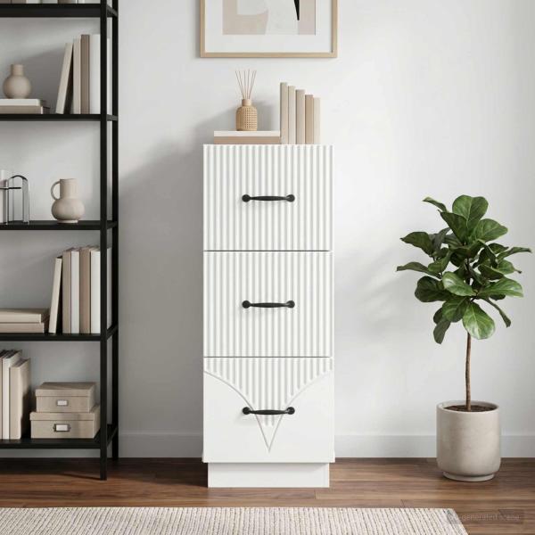 ARDEBO.de - Schubladenschrank 33 x 34,5 x 87 cm Holzwerkstoff