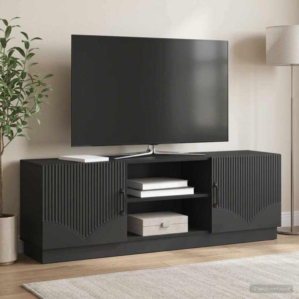 TV-Schränk Schwarz 150 x 31 x 47 cm Holzwerkstoff