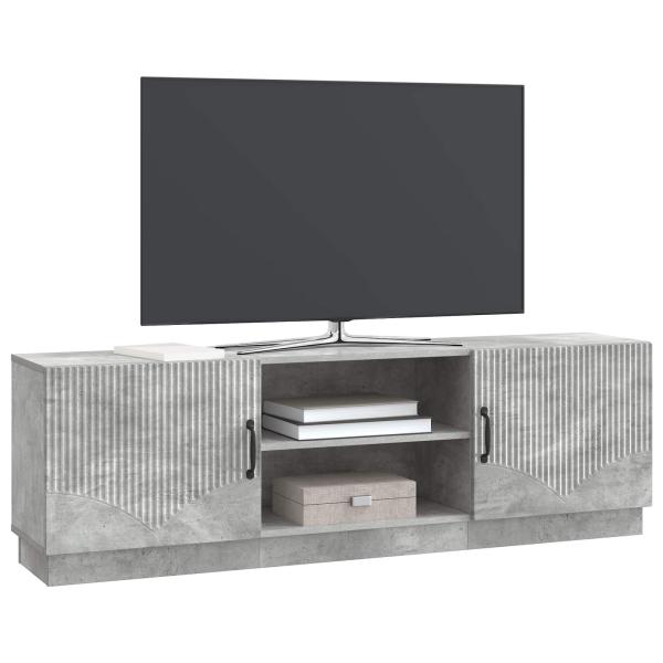 TV-Schränk Betongrau 150 x 31 x 47 cm Holzwerkstoff
