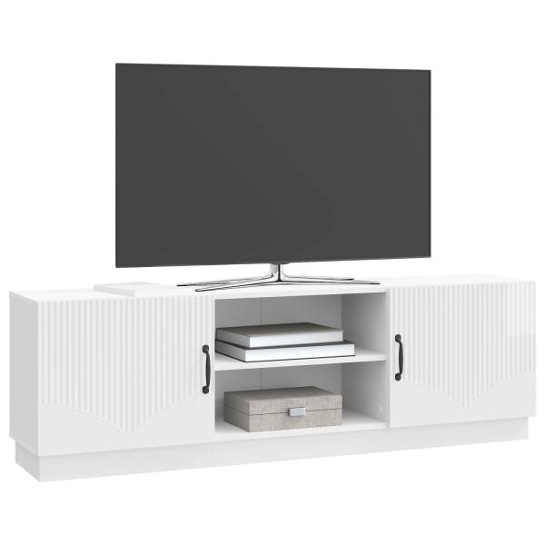 TV-Schränk Hochglanz Weiß 150 x 31 x 47 cm Holzwerkstoff