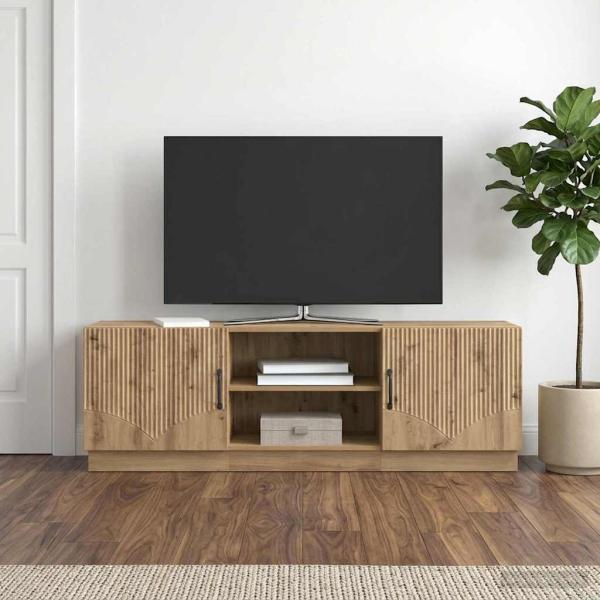 ARDEBO.de - TV-Schränk 150 x 31 x 47 cm Artisan-Eiche Holzwerkstoff