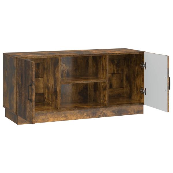TV-Schränk 102 x 34,5 x 47 cm Räuchereiche Holzwerkstoff