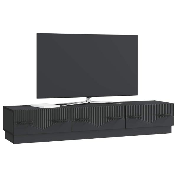 TV-Schränk Schwarz 147 x 34,5 x 27 cm Holzwerkstoff