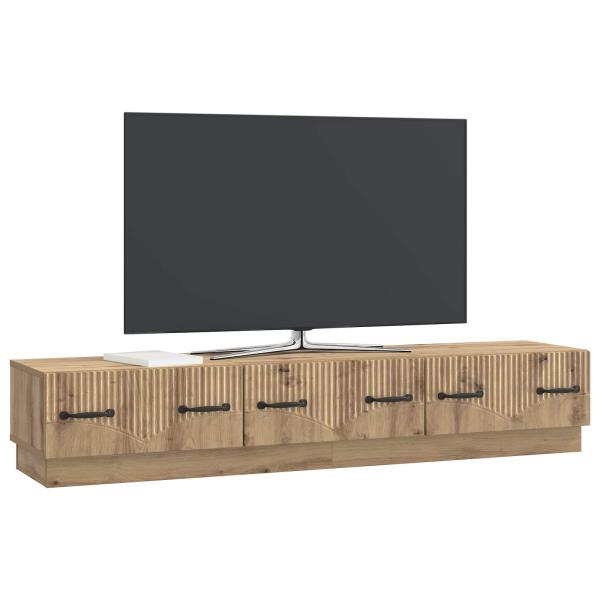 TV-Schränk 147 x 34,5 x 27 cm Artisan-Eiche Holzwerkstoff