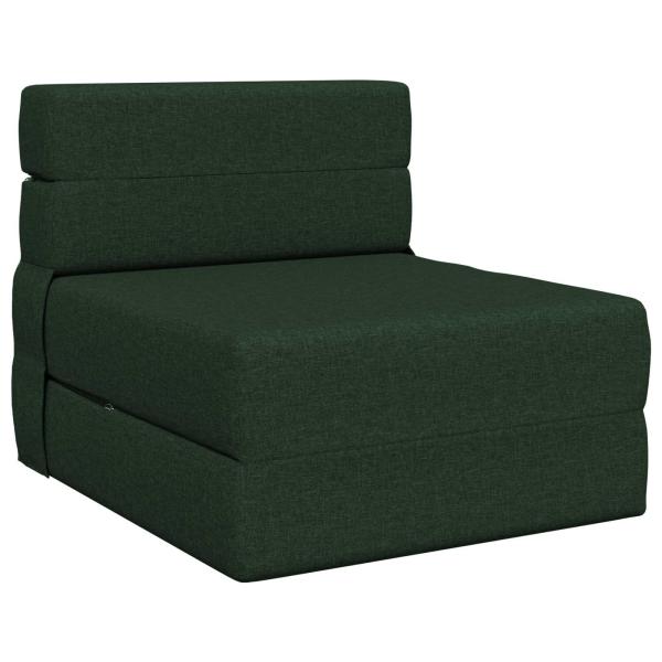Klappsofa Bett Dunkelgrün 70 x 80 x 60 cm Stoff