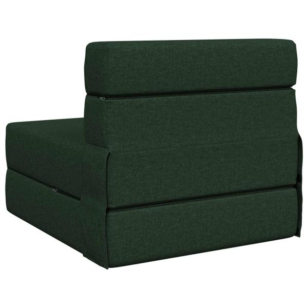Klappsofa Bett Dunkelgrün 70 x 80 x 60 cm Stoff
