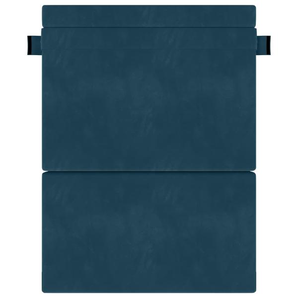 Klappsofa Bett Blau 152 x 86,5 x 60 cm Stoff