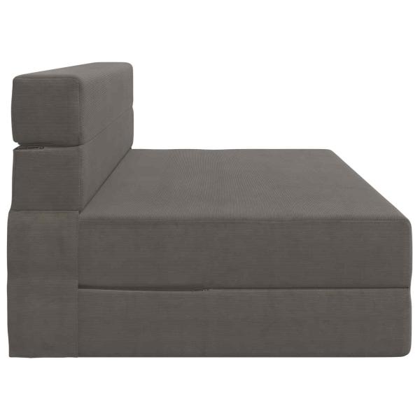 Klappsofa Bett Hellgrau 152 x 86,5 x 60 cm Stoff