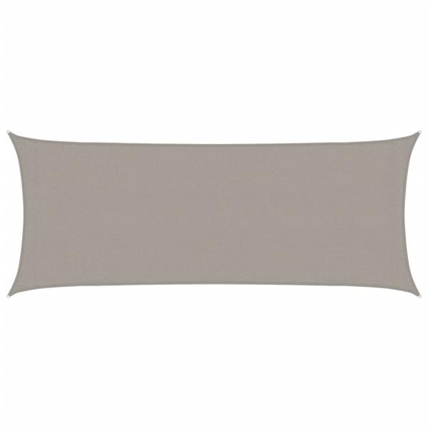 Sonnensegel 160 g/m² Rechteckig Hellgrau 2x4,5 m HDPE