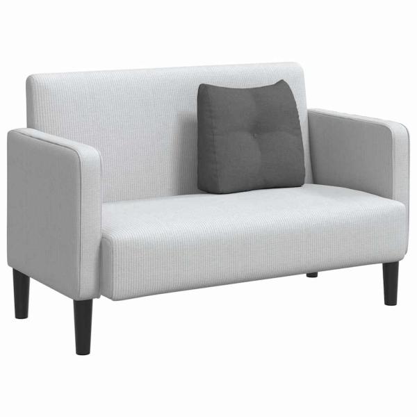 Rücken Kissen Dunkelgrau 45 x 24 x 50 cm Stoff