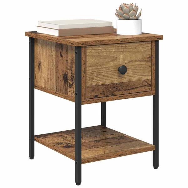 Nachttisch Altholz 34 x 35,5 x 45 cm Holzwerkstoff