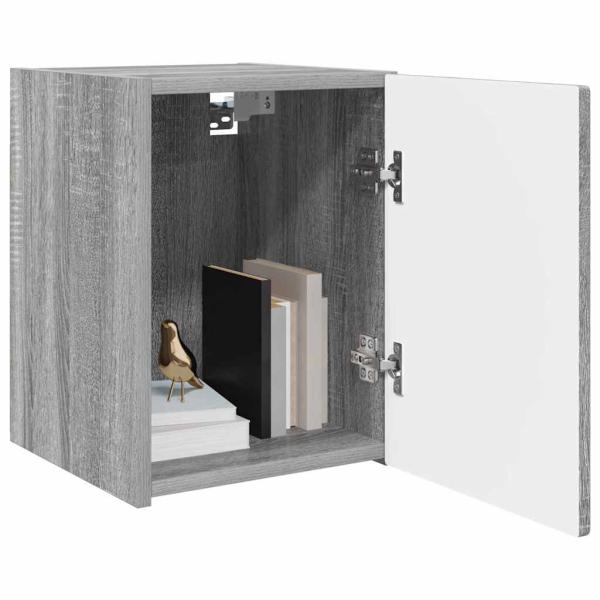TV-Wandschrank 2 stk. Sonoma-Grau Holzwerkstoff