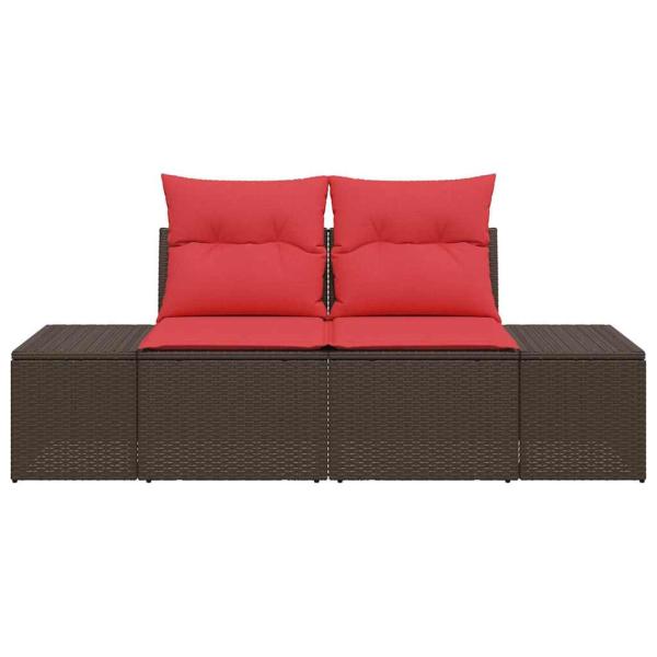 Garten-Sofa 2-Sitzanzahl Poly-Rattan