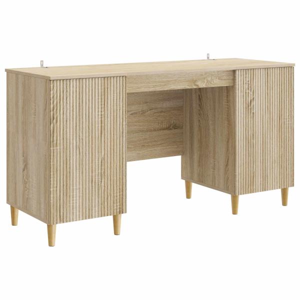 Schreibtisch Sonoma-Eiche 142,5 x 50 x 75 cm Holzwerkstoff