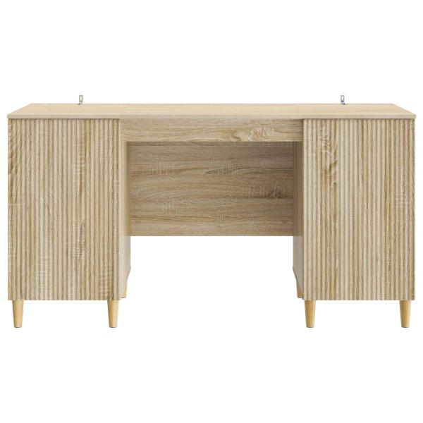 Schreibtisch Sonoma-Eiche 142,5 x 50 x 75 cm Holzwerkstoff