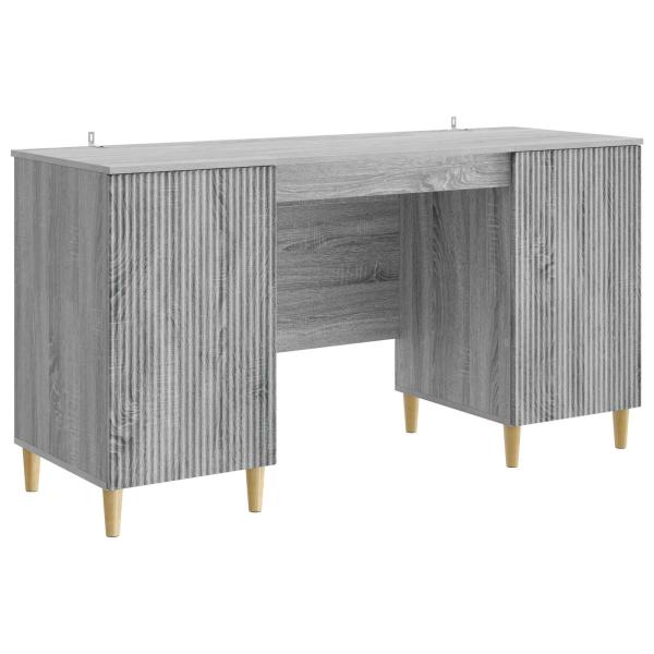 Schreibtisch Graues Sonoma 142,5 x 50 x 75 cm Holzwerkstoff