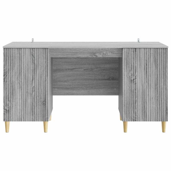 Schreibtisch Graues Sonoma 142,5 x 50 x 75 cm Holzwerkstoff