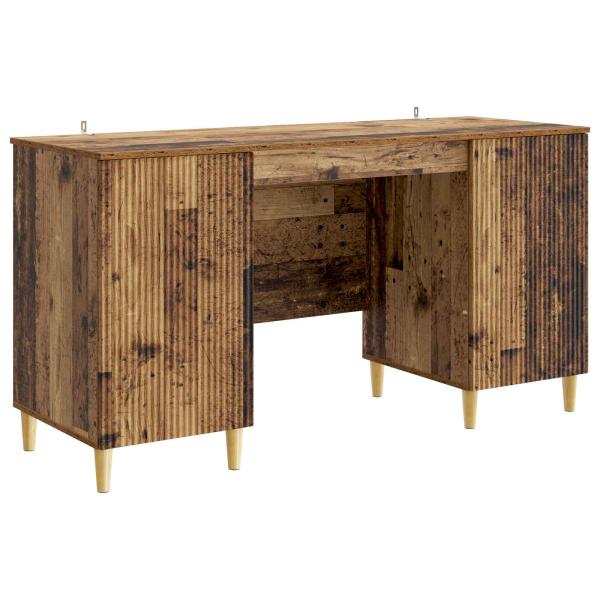 Schreibtisch mit Regal Altholz 142,5 x 50 x 75 cm Holzwerkstoff