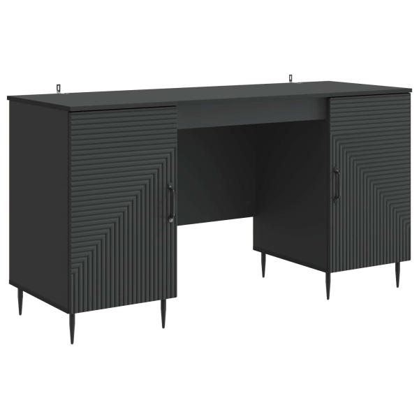 Schreibtisch Schwarz 142,5 x 50 x 75 cm Holzwerkstoff