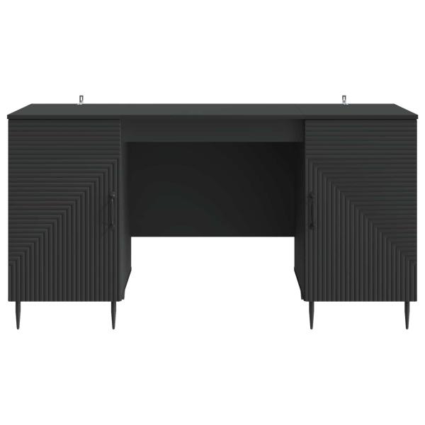 Schreibtisch Schwarz 142,5 x 50 x 75 cm Holzwerkstoff
