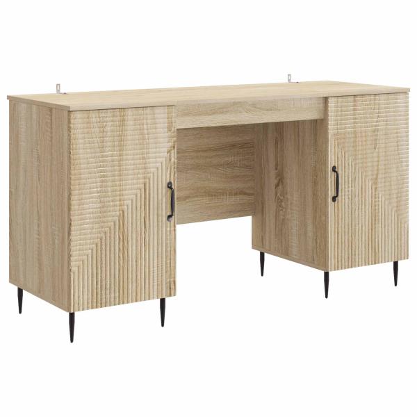 Schreibtisch Sonoma-Eiche 142,5 x 50 x 75 cm Holzwerkstoff