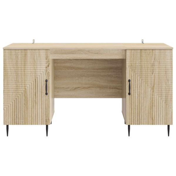 Schreibtisch Sonoma-Eiche 142,5 x 50 x 75 cm Holzwerkstoff