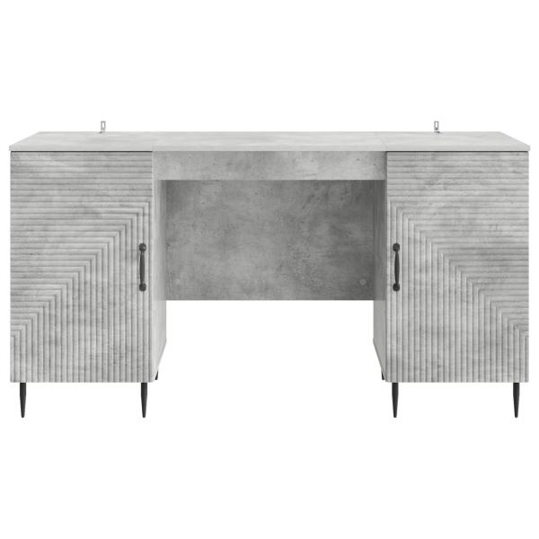Schreibtisch Betongrau 142,5 x 50 x 75 cm Holzwerkstoff