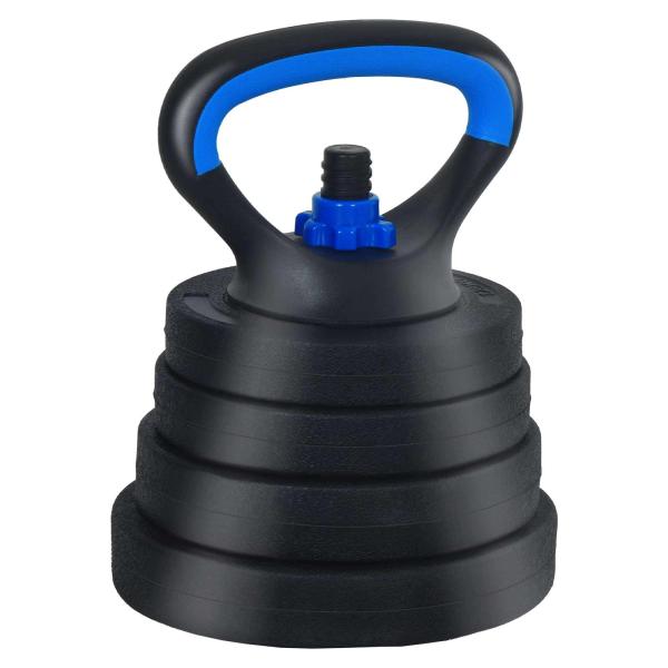 4-in-1 Hantelset 40 kg Schwarz und Blau Zement und Eisensand
