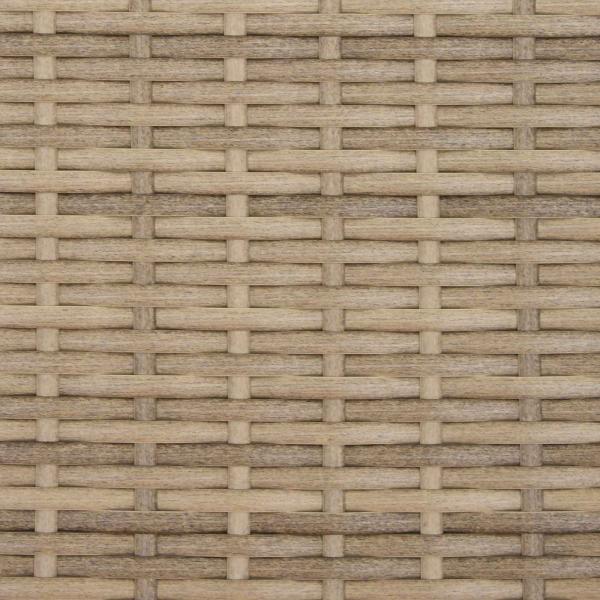 2 Stück Garten Mittel Sofa Mit Hochklapptisch Poly-Rattan