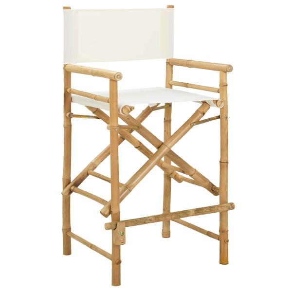 Klappstuhl f?r Regisseure 2 stk. Natur Bambus