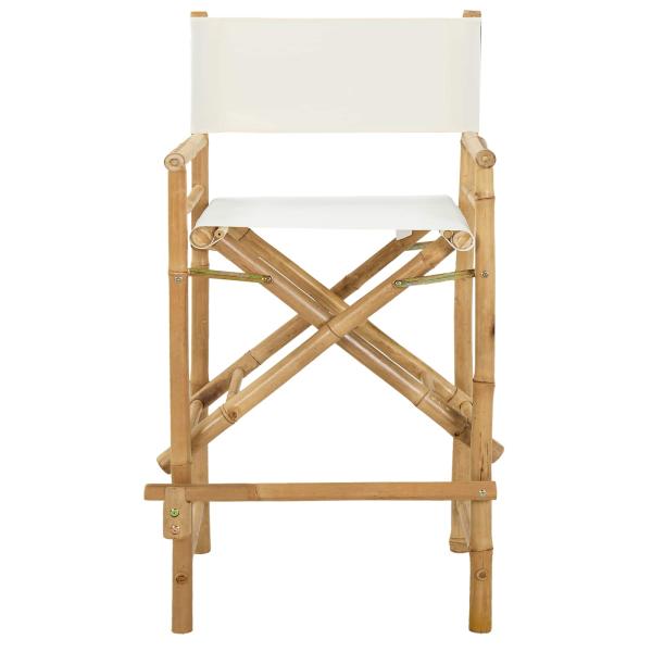 Klappstuhl f?r Regisseure 2 stk. Natur Bambus