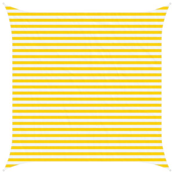 Sonnensegel 3,6 x 3,6 m 100 % Polyester Oxford Quadratisch