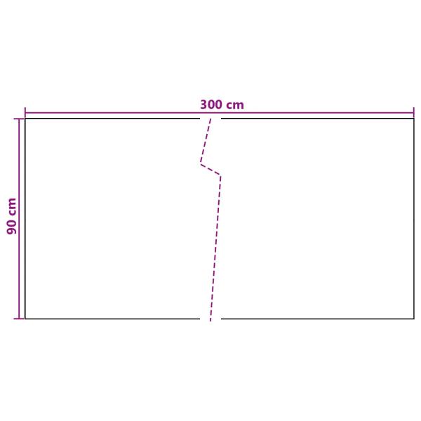 Balkonsichtschutz Dunkelgrau 300 x 90 cm Poly-Rattan