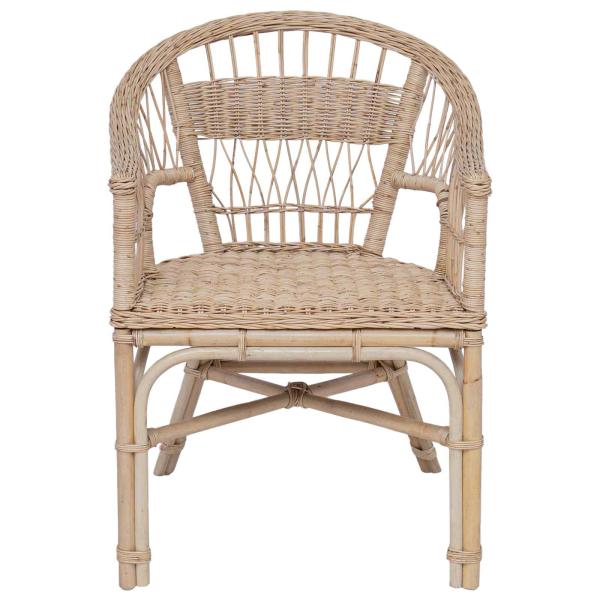 Stapelstuhl Natur 60 x 60 x 81 cm Rattan