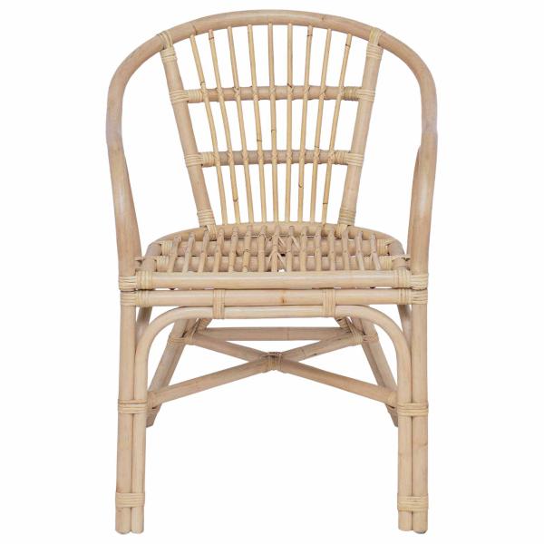 Stapelstuhl Natur 58 x 60 x 81 cm Rattan