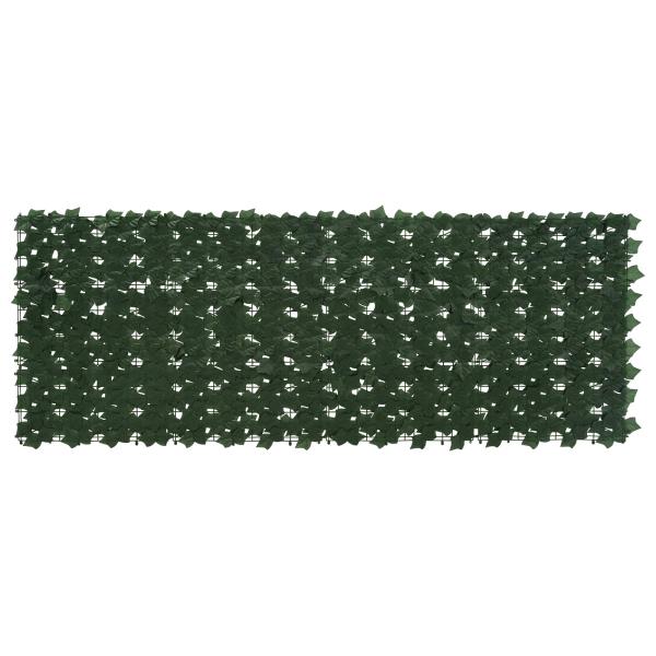 ARDEBO.de - Balkonsichtschutz mit Blättern Dunkelgrün 200 x 75 cm