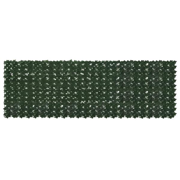 ARDEBO.de - Balkonsichtschutz mit Blättern Dunkelgrün 300 x 100 cm