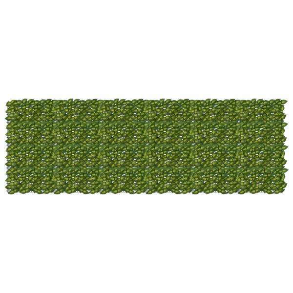 ARDEBO.de - Balkonsichtschutz mit Blättern Grün und Gelb 300 x 100 cm