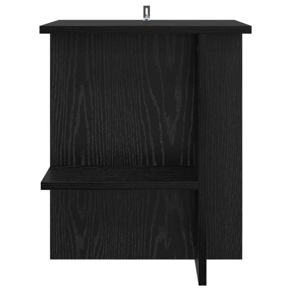 Couchtisch Schwarz Eichen-Optik 40 x 30 x 49 cm Holzwerkstoff