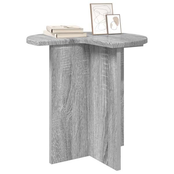 Beistelltisch 2 Stk. Sonoma-Grau Ø 39 x 38 cm Holzwerkstoff
