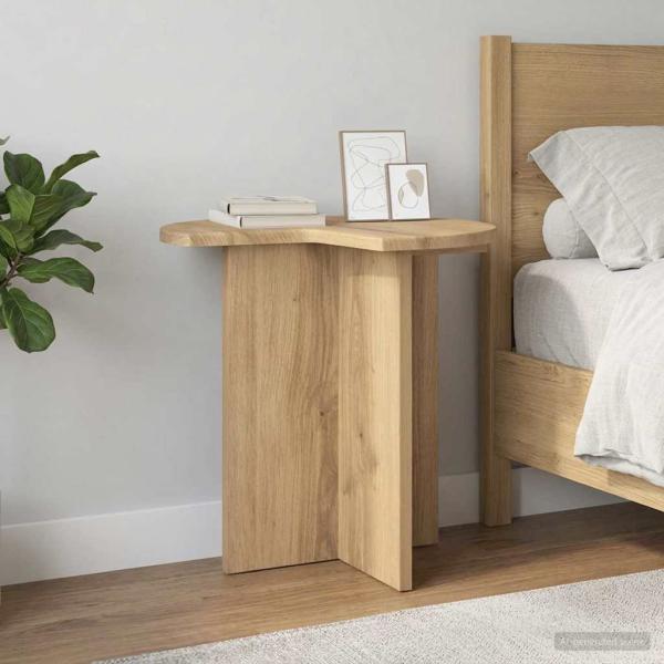 ARDEBO.de - Beistelltisch Artisan-Eiche Ø 39 x 38 cm Holzwerkstoff