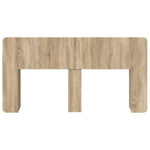 Kopfteil Schrank mit Speicher Sonoma-Eiche Holzwerkstoff