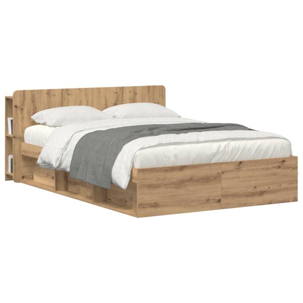 Kopfteil Schrank Artisan-Eiche 160 cm Holzwerkstoff