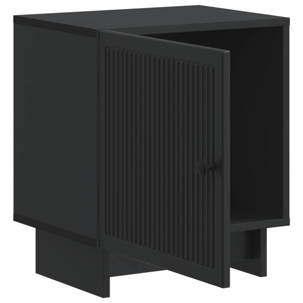 Nachttisch Schwarz 43 x 34,5 x 50 cm Holzwerkstoff