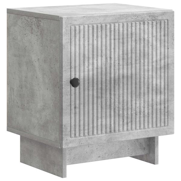 Nachttisch 2 stk. Betongrau 43 x 34,5 x 50 cm Holzwerkstoff
